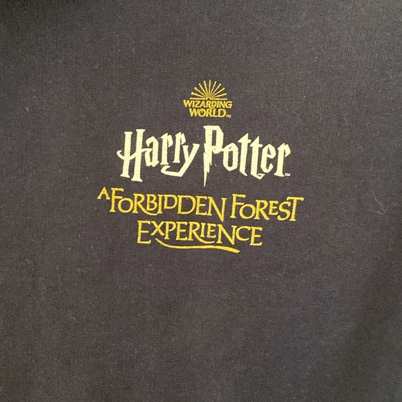 Harry Potter Slytherin Full Zip Navy Blue Graphic Sweatshirt with Hood. Size XS - Picture 7 of 9